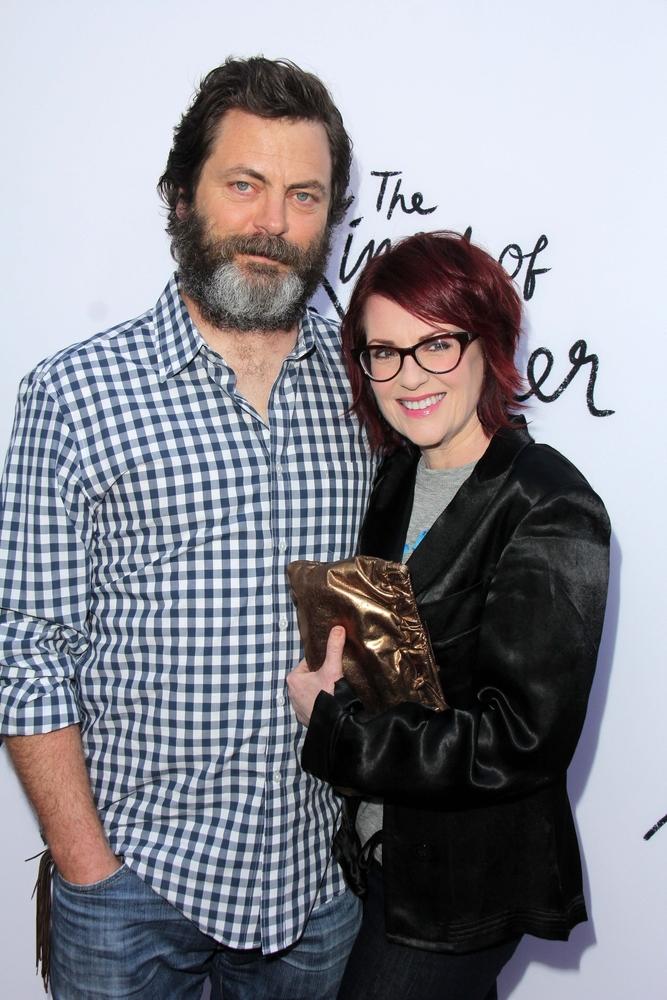 Nick Offerman and Megan Mullaly