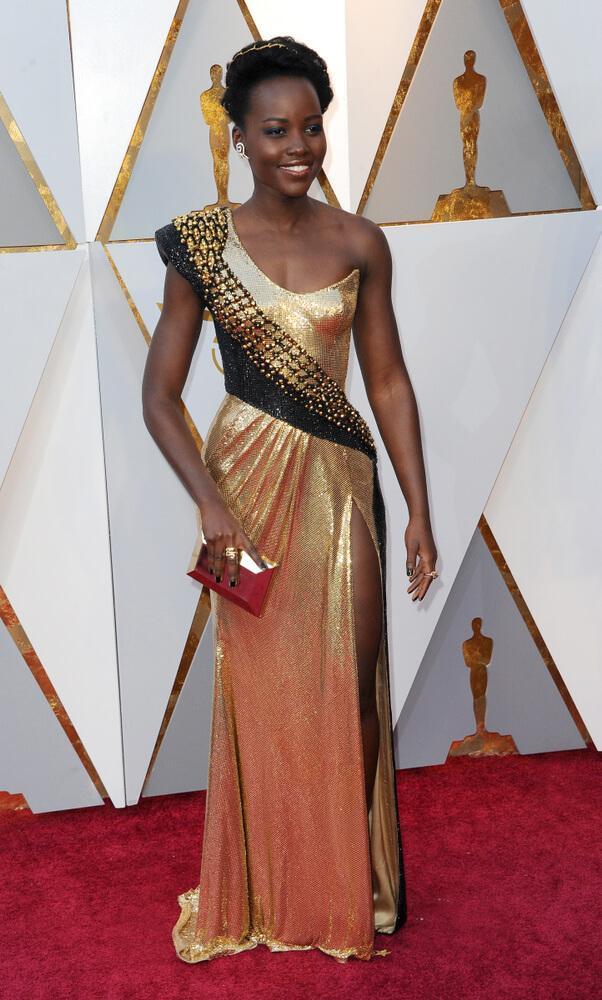 Lupita Nyong'o at the Oscars 2018