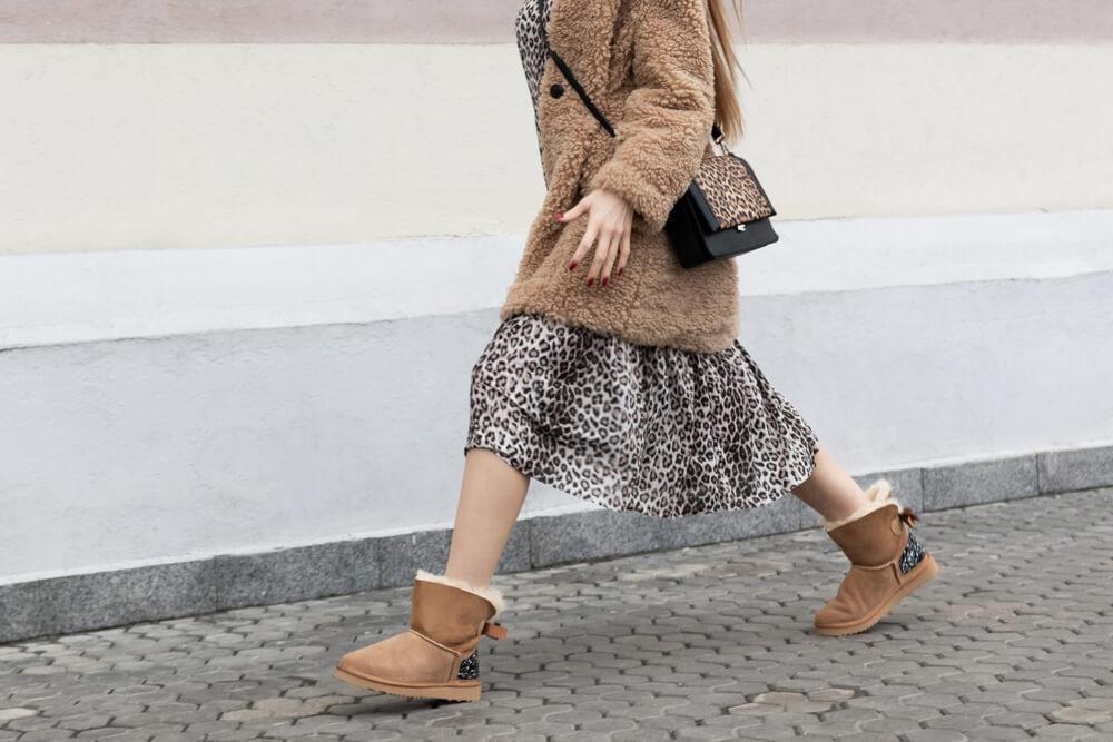 Woman wearing ugg boots