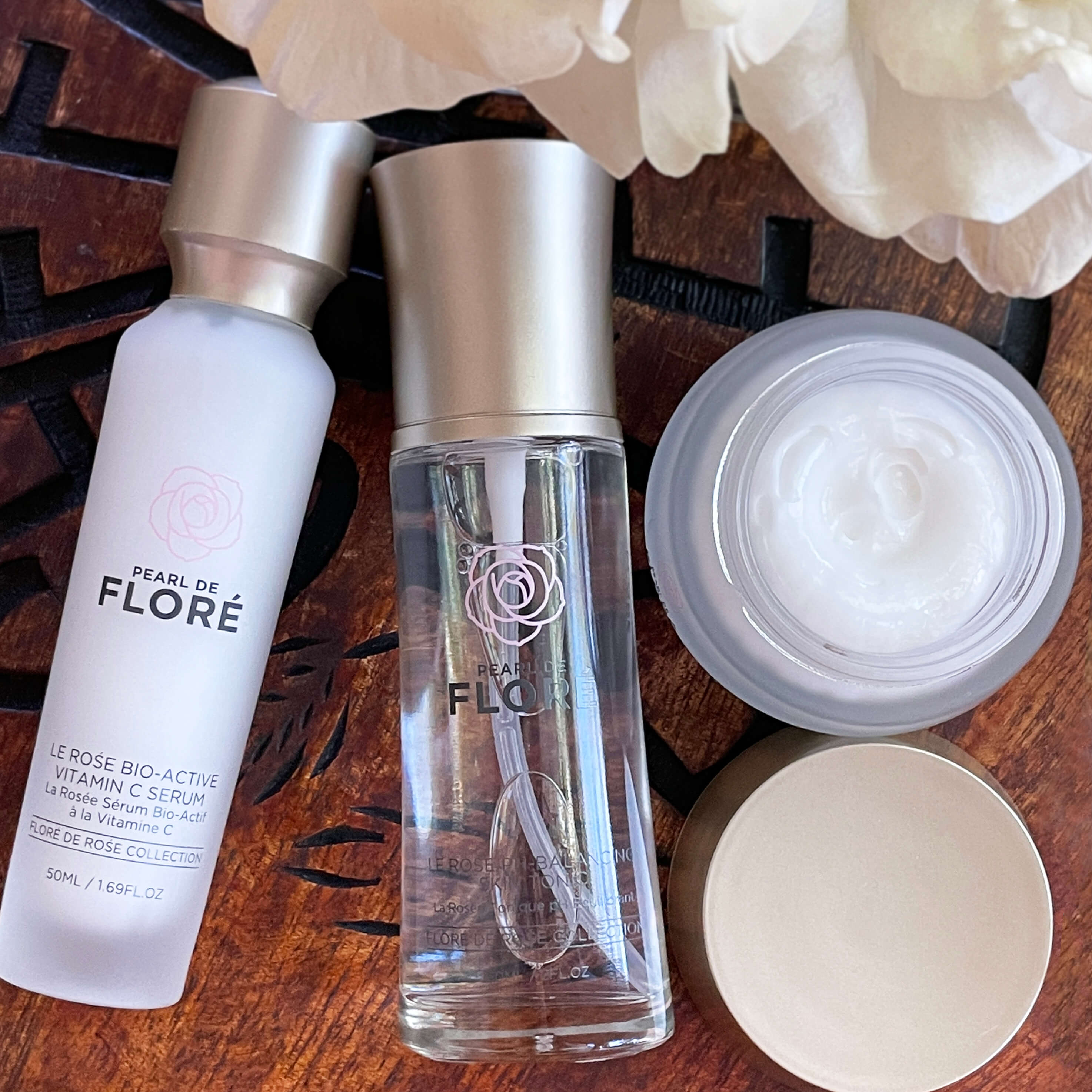 Flore de Rose serum and toner