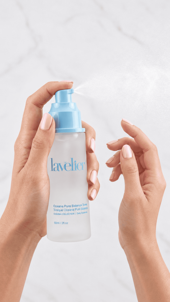 Using the Lavelier skincare toner